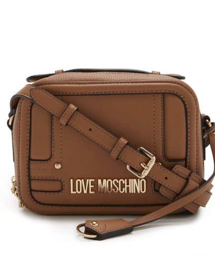 LOVE MOSCHINO brown crossbody bag