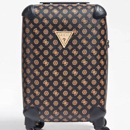 Guess trolley 4g peony logo brown
