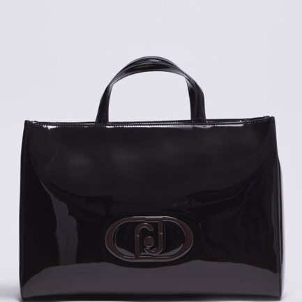 Tote bag with logo black
