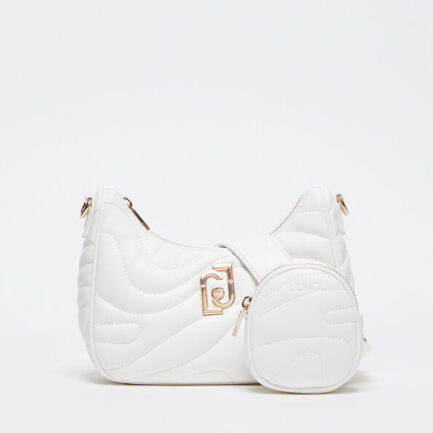 Liu Jo quilted crossbody bag off white