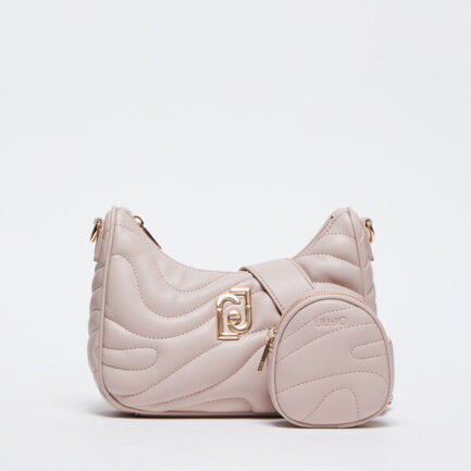 Liu Jo quilted crossbody bag antique pink