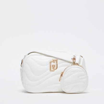 Liu Jo quilted camera bag off white