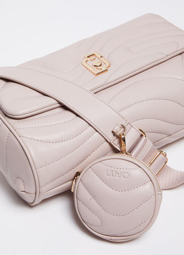 Liu Jo quilted baguette antique pink
